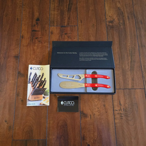 Cutco Gift Set Classic Cheese Knife #1764 KT Spatula Spreader # 1768 KT Knife - Picture 6 of 10